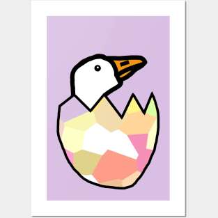 Baby Goose Easter Egg Posters and Art